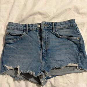 Zara Light Blue Jean Shorts